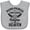 AC-Heather Grey, variant on Inktastic Handpicked for Earth by My Nonna in Heaven with Angel Wings Boys or Girls Baby Bib