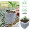 thumbnail image 2 of NOGIS Nursery Grow Bags, 100 PCS Non-Woven Plants Grow Bags 7.8"x8.6", Solid Seed Starter Bags Fabric Seedling Pots Plants Pouch Home Garden Supply, 2 of 7