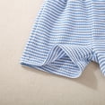 thumbnail image 4 of Odeerbi Camiseta de Manga Corta A Rayas de Bordado de Bandera Americana Con Pantalones Cortos Para Niños, 4 of 9