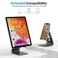 OMOTON Adjustable Tablet Stand for iPad Pro, Air, Mini T2 Aluminum iPad