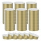 thumbnail image 1 of Uxcell 100Pcs Pulseras de papel para eventos, pulseras impermeables coloridas para construcción de equipos, parque de diversiones, concierto e identificación, oro, 1 of 6