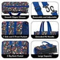 thumbnail image 3 of Teacher Tote Bag,Bernese Mountain and Flower Teacher Utility Tote Bag,Large Work Tote Bags for Women with Multiple Pockets,Top Zipper Closure,13.8x10.6x6.7 Inch, 3 of 5