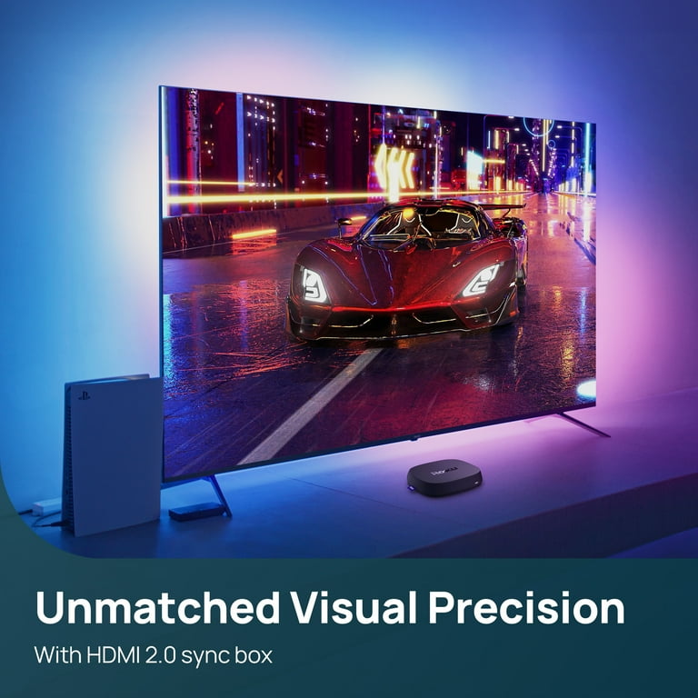 Linkind ET6 Smart TV Backlights with HDMI 2.0 Sync Box, LED Linkind ET6 Smart TV Backlights with HDMI 2.0 Sync Box, LED
