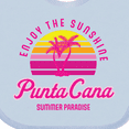 thumbnail image 4 of Inktastic Enjoy the Sunshine Punta Cana Summer Paradise Boys or Girls Baby Bib, 4 of 4