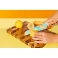 thumbnail image 3 of Dura Living Santoku Knife - 7 Inch Nonstick Stainless Steel Ultra Sharp Blade, With Ergonomic Comfort Grip Handle Asian Chef's Knife, With Matching Sheath, Blue, 3 of 3