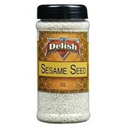 Sesame Seeds White Hulled by Its Delish, 9 Oz. Medium Jar