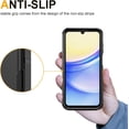 thumbnail image 5 of for Samsung Galaxy A15 5G Phone Case with [1 Pcs Anti-Peeping Film] [Shockproof] [Dropproof] [Military Grade Drop Tested] with Non-Slip Removable Heavy Duty Full Body Phone Case 6.5 Inch-Black, 5 of 14
