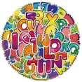 thumbnail image 1 of Pegatinas Alphabet Animal para niños, 50 unidades, bonitas letras de dibujos animados, 1 of 1