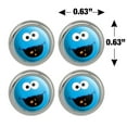 thumbnail image 4 of Sesame Street Cookie Monster Face Metal Craft Sewing Novelty Buttons - Set of 4, 4 of 6