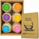thumbnail image 1 of Set de regalo de bombas de baño: 6 aromas relajantes, fabricadas en EE. UU. para mujeres y hombres, bombas de baño naturales para niños., 1 of 5