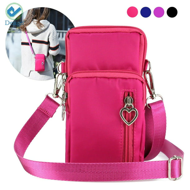 Deago Roomy Pockets Series Small Crossbody Bags Phone Purse Wallet Sport Arm Bag For Women Girls