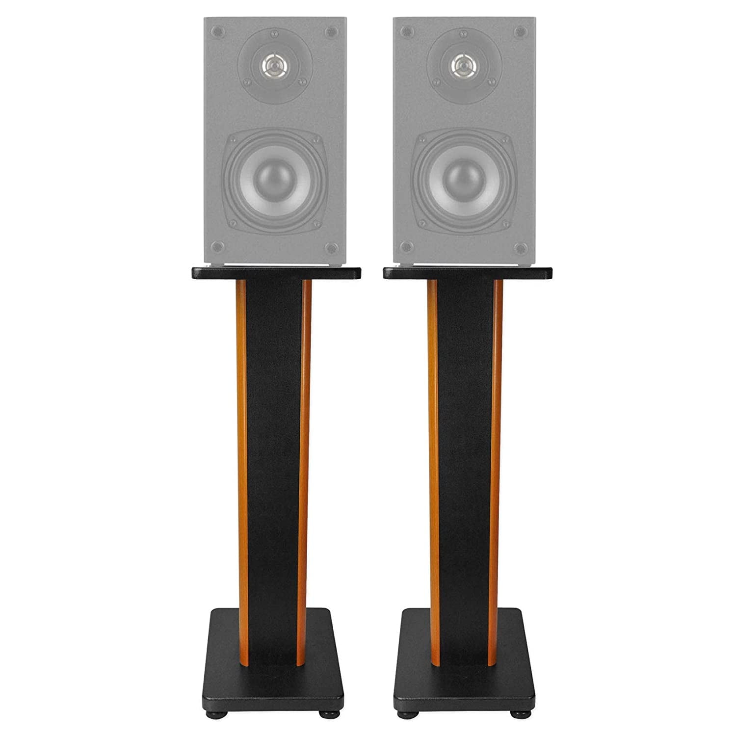 ROCKVILLE Pair 28" 2Tone Speaker Stands for Dayton Audio B652 6.5