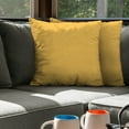 thumbnail image 4 of Mainstays 16" x 16" Solid Decorative Outdoor Throw Pillow, Yellow, 4 of 6