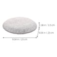 thumbnail image 4 of OULII 2 Pcs Coussin Rond Décoratif Gris Coussin de Santé pour Bureau, 4 of 5