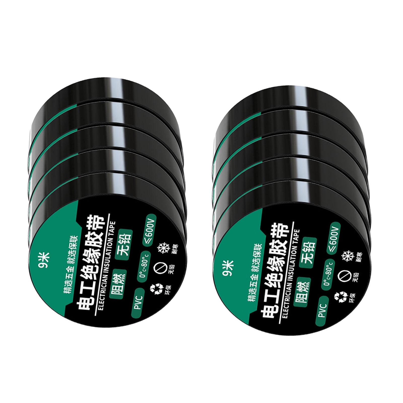 Heavy Duty PVC Electrical Tape 9Meter Length Safe And Heat Resistant Electric Tapes For Secure Wiring And General Use