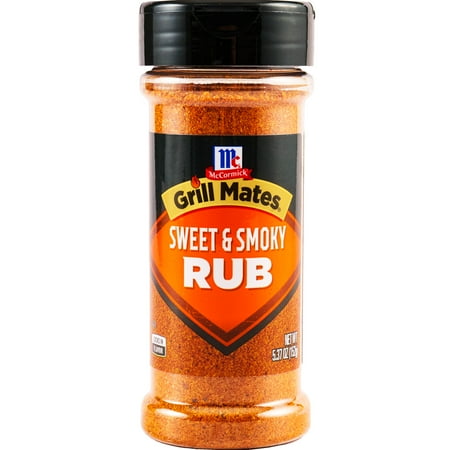 McCormick GRILL MATES Gluten Free Sweet & Smoky Rub, 5.370 oz Bottle