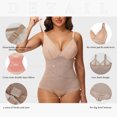 thumbnail image 4 of Vaslanda V Neck Bra Bodysuit Shapewear for Women Tummy Control Waist Trainer Full Body Shaper Butt Lifter Briefs Jumpsuit Tops, 4 of 7