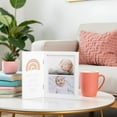 thumbnail image 3 of Little Blossoms Rainbow Baby Photo Frame, Hinged Tabletop Picture Frame, Gender-Neutral Nursery Decor, Baby Gift, White, 3 of 6