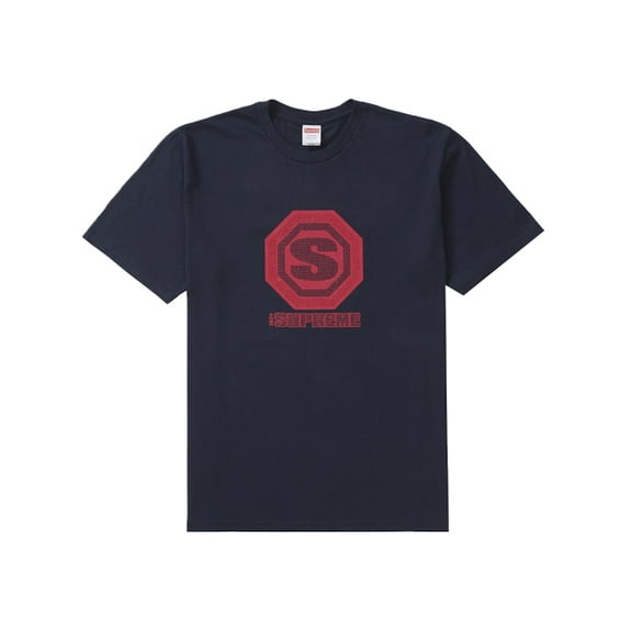 Supreme Men's Blockbuster Tee Navy, from StockX