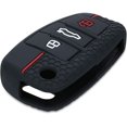 thumbnail image 5 of kwmobile Key Cover Compatible with Audi - Black/Red, 5 of 5