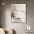thumbnail image 5 of Pale Textured Silence I Canvas Neutral Boho by Art Remedy, Gold Frame, 36 x 45, 5 of 7
