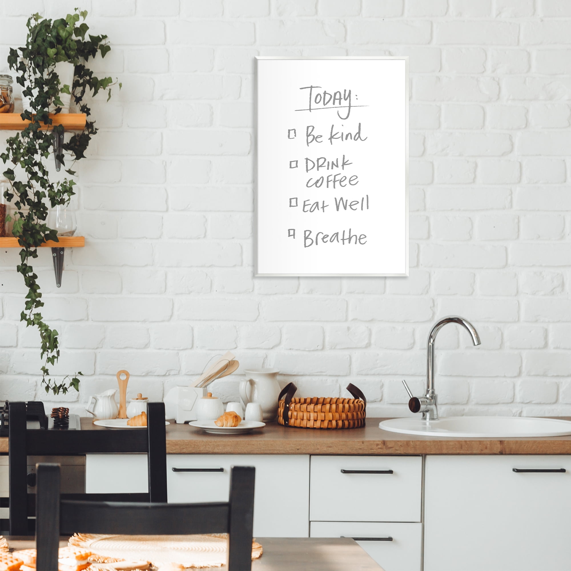 Stupell Industries Simple Today's Checklist Wall Plaque Art, design by SD Graphics Studio