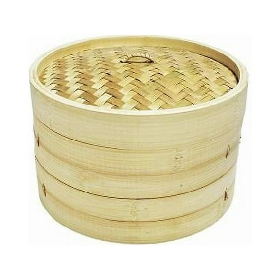 12" Bamboo Steamer Set
