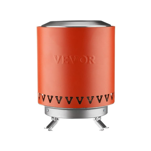 STAWAY Smokeless Fire Pit - 6 Inch Stainless Steel Tabletop Fireplace for Indoor & Outdoor Use - Compact Design for Camping & Patio Gatherings - 30-Minute Burn with Easy Clean Base