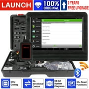 LAUNCH SCANPAD101 Bi-Directional Scanner Full System Diagnostic Tool Key Coding 2021 Newest 31+ Reset Service OE-Level Diagnostic Scanner ECU Coding,= AutoAuth FCA SGW,2 Yrs Free Update