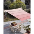 thumbnail image 3 of Sun Shade Sail 8x10Ft Light Pink Gradient Wood Grain Uv Block Sunshade Canopy Outdoor Shade Cover Rectangle Shade Cloth For Patio Garden Yard Deck Pergola, 3 of 6