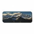 thumbnail image 1 of Mountain Computer Mouse Pad, Snowy Mountain Summit Clouds in the Sky Tranquility in Wild Nature Theme, Rectangle Non-Slip Rubber Mousepad Large, 31" x 12" Gaming Size, White Black Blue, by Ambesonne, 1 of 2