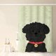 thumbnail image 1 of Cortina de ducha de cachorro de dibujos animados de 120*180 CM 3#, cortina de ducha impermeable con ganchos, alta calidad, antimoho, fácil de limpiar, hermosa impresión, 1 of 5