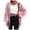 Pink, variant on Winter Cardigan for Women Women's Hooded Cardigan Thick Knit Sweater Jacket Big Coat
