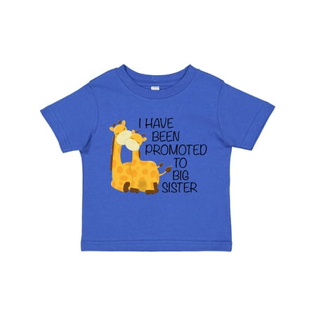 

Inktastic I Have Been Promoted to Big Sister Gift Toddler Toddler Girl T-Shirt