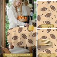 thumbnail image 3 of Football Triangle Beige Pattern Round Tablecloth 70"x70", Wrinkle Resistant Wipeable Table Cover for Kitchen Dining Room Picnic Patio and Party, 3 of 3