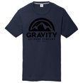 thumbnail image 1 of Camiseta de rendimiento juvenil de Gravity Outdoor Co. - Logotipo negro - Marina - Medio Gravity Outdoor Co. Cima, 1 of 2