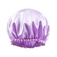 thumbnail image 2 of Satin Bonnet Silk Bonnet for Sleeping, Bonnets for Black Women Bonnet for Sleeping Large Sleep Cap, Wide Soft Band Bonnet for Curly Hair, 2 of 4