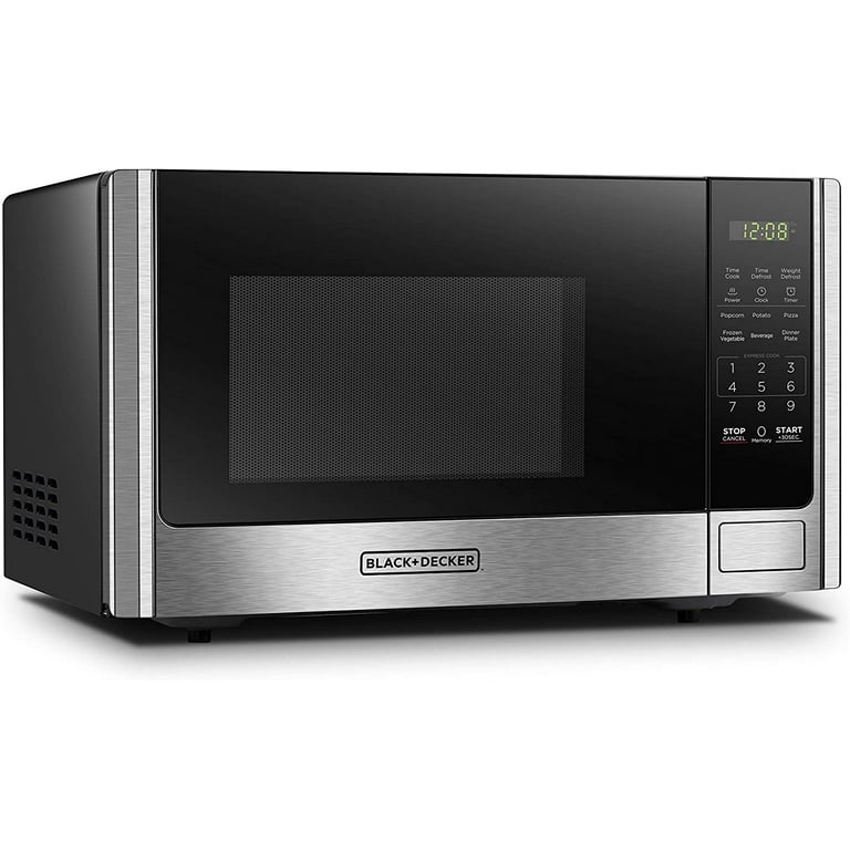 Black+Decker 0.9 White Microwave