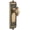 Vintage Brass, variant on Grandeur 821417 Windsor Solid Brass Rose Privacy Door Knob Set - Bronze