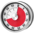 thumbnail image 1 of baomifa-Magnetic Mechanical Kitchen Timer with Magnetic Back, 60-Minute Countdown Timer, No Batteries Required Mechanical Desk Time Stainless Steel, Study Tool Timers for Cooking, Office Work, and St, 1 of 4