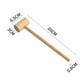 thumbnail image 2 of Xihbxyly Mazo para Cangrejos de Mariscos, de Madera Natural, Duradero y Ecológico, Ideal para Romper Cangrejos y Langostas, Ideal para Reuniones Familiares, Fácil de Limpiar, Juego de 5 Piezas, 2 of 2