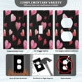 thumbnail image 5 of IAUYY Retardant PC Material Duplex Outlets Switch Plate Covers Easy DIY Installation with Screws Light Switch Cover Plate Heart Shaped Balloon, 5 of 9