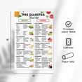 thumbnail image 2 of Póster con lista de alimentos para la prediabetes, 30 x 45 cm, sin marco, diabetes tipo 2, 2 of 7