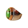 thumbnail image 2 of Green Copper Turquoise Mens Ring, Natural Green Copper Turquoise, Silver Jewelry, 925 Silver Ring, Birthday Gift, Heavy Mens Ring, Arabic Design, Ottoman Style Ring, Christmas, Turkey Mens Signet Ring, 2 of 5