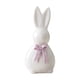 thumbnail image 2 of Decoraciones de Pascua, adornos de Pascua, regalos de Pascua, conejos de cerámica con lazo, decoración del hogar de Pascua y decoraciones navideñas, adornos de cerámica, 2 of 6