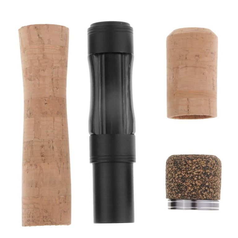 Fishing Rod Cork Handle Grip with Solid Seat for Rod Building