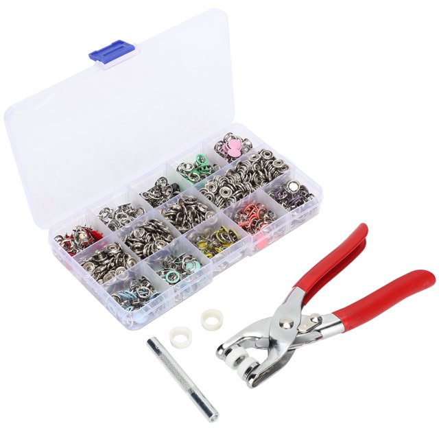 Outil Bouton, Kit de Boutons-Pression 804 Pcs, Boutons-Pression, Kit de Boutons-Pression, Réponse Rapide pour Artisanat