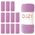thumbnail image 6 of Arkwright Polar Fleece Throw Blankets (Bulk Case of 12), Soft, Lightweight, 50x60in., Purple, 6 of 6