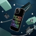 thumbnail image 4 of DistinctInk Clear Hybrid Case for Apple iPhone 13 Pro (6.1" Screen) - Play With Fairs Ride Unicorn Mermaids Moon - Raised Bezel Screen Guard, 4 of 9
