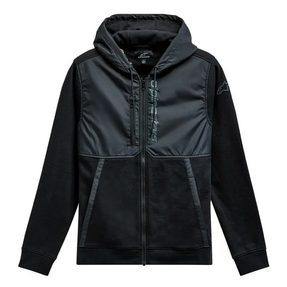 Alpinestars Mens Aligned Motocross Hoodies-Black-2X-Large